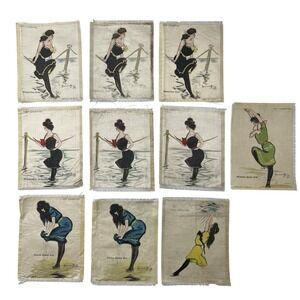 Vintage Zira Nebo Cigarettes Tobacco Silks Bathing Beauties Lot of 10